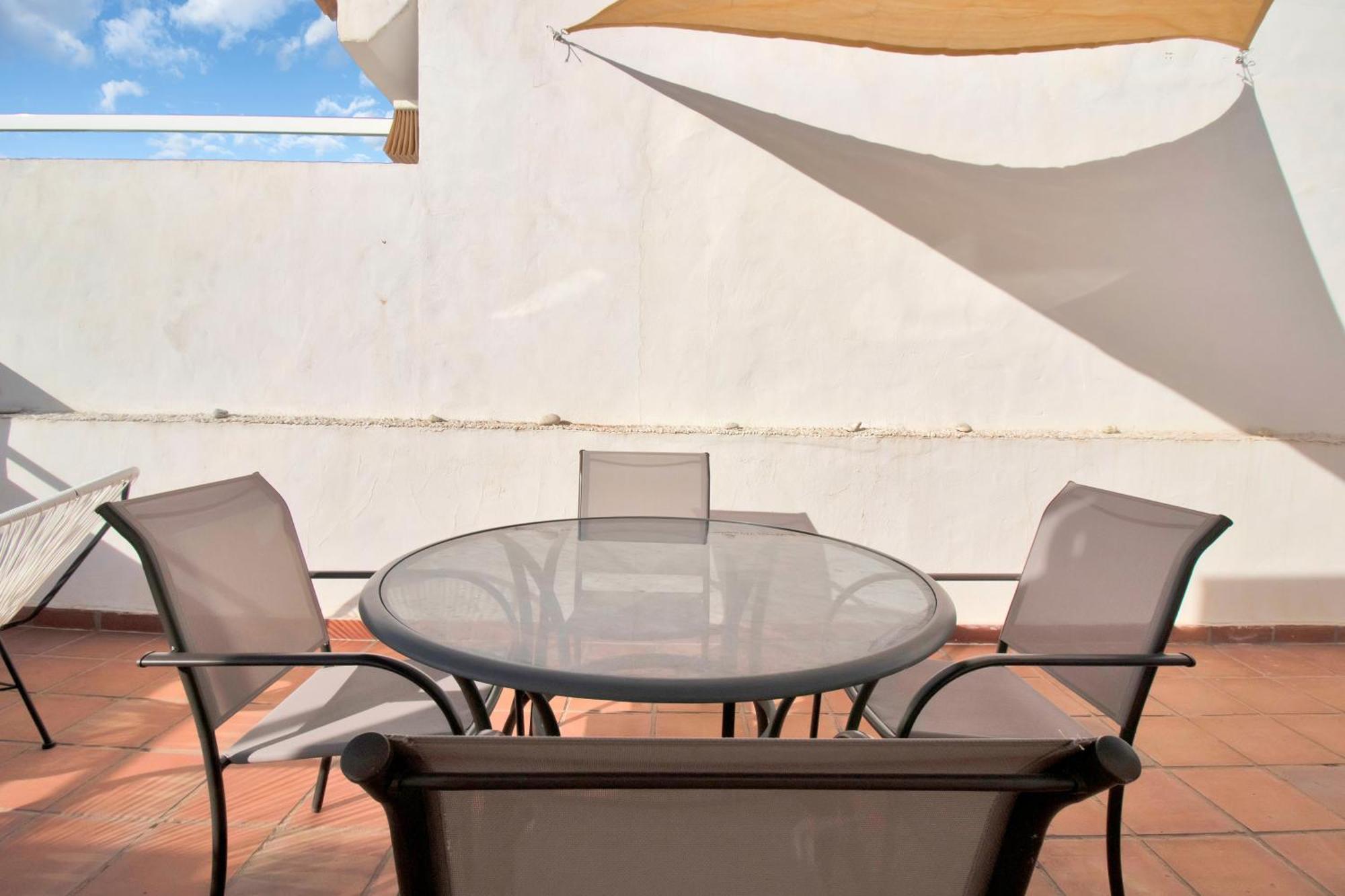 Duplex Estilo Boho Con Increible Terraza Y Vistas Al Mar En Estepona - Las Abejeras 609 Apartamento Exterior foto