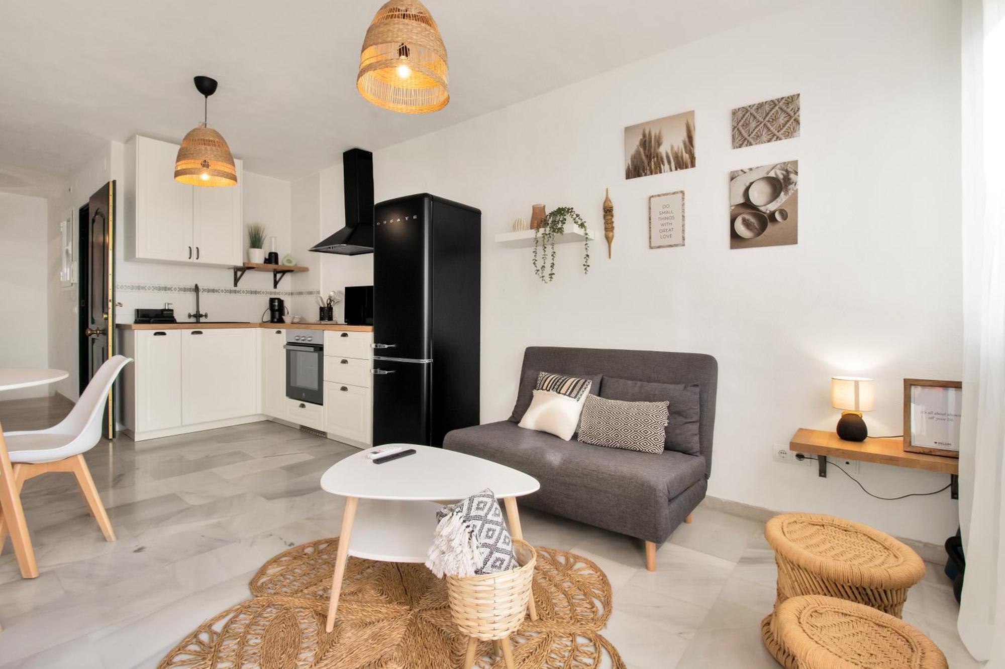 Duplex Estilo Boho Con Increible Terraza Y Vistas Al Mar En Estepona - Las Abejeras 609 Apartamento Exterior foto